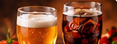 Cerveza y gaseosa
